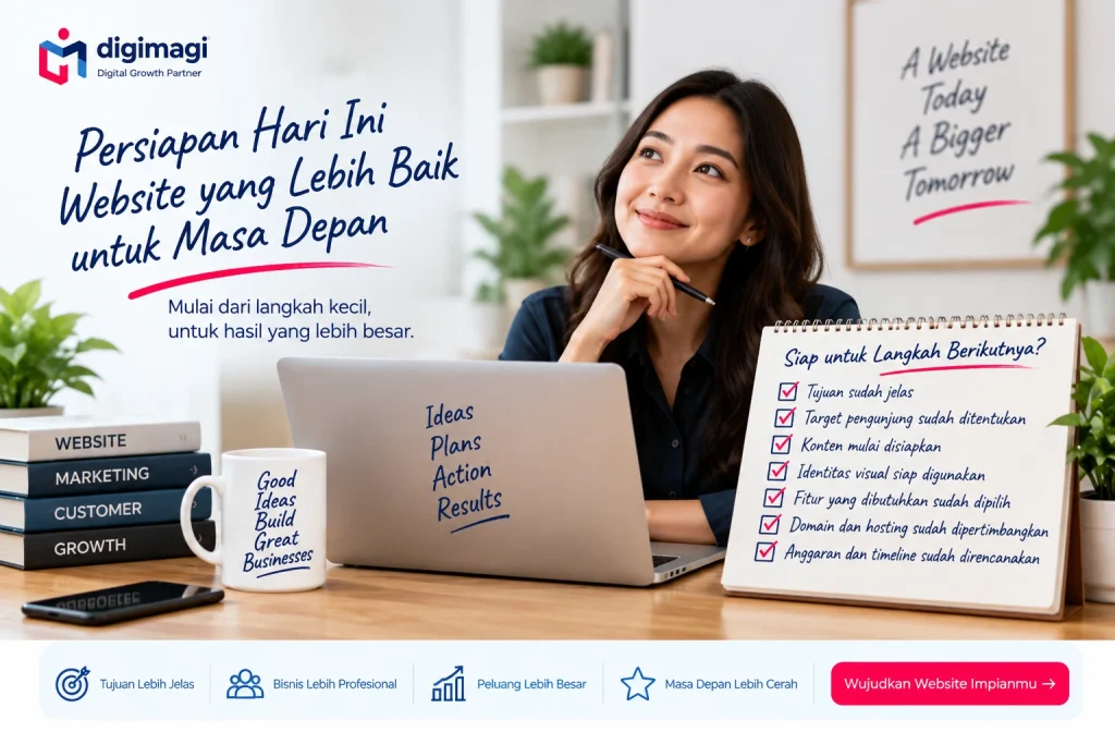Persiapan membuat website bisnis untuk mendukung pertumbuhan bisnis